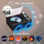 M-AMAZUP Portable CD Player with USB, Tape, and Stereo Headphone Compatibility - Dual Wireless Modes, Remote Control, 3D Sound, USB Charging, 36V Power, Non-Waterproof, CD Player|Modern Audio Gear|USB Charging Device, Ideal for Home Entertainment - Image 6