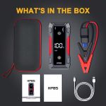 HPBS 5000A Portable Car Jump Starter, Power Bank with USB Quick Charge 3.0, Rapid 8.0L Gas And 6.5L Diesel Engines Boost, Portable Car Battery Jump Starter for Lawnmowers, Cars, SUVs, Trucks, with 7.62cm LCD Display And Flashlight, Model H2000 And C20, Vehicle Emergency Tool, Engine Booster, Compact Design, Lightweight Charger, Durable Construction, Reliable Performance, Multifunctional Charger, Truck Drivers, Emergency Kits - Image 6