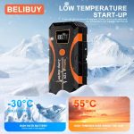 Portable Car Emergency Starter - USB Charging, Rechargeable Battery, Emergency Power Supply, Black ABS Design, Suitable For Off-road Vehicles And Outdoor Adventures, Emergency Car Tool | Compact Emergency Device | Strong Structure - Image 5