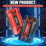 KOPUO 3000A Peak Car Jump Starter Revives Dead Batteries Road Trips Camping Winter Night Emergencies 6, 0L Gas5, 0L Diesel 12V Booster Fast Charge 3-Mode Light Essential for Drivers Worldwide! - Image 4