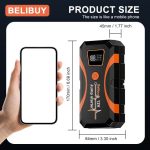 Portable Car Emergency Starter - USB Charging, Rechargeable Battery, Emergency Power Supply, Black ABS Design, Suitable For Off-road Vehicles And Outdoor Adventures, Emergency Car Tool | Compact Emergency Device | Strong Structure - Image 7