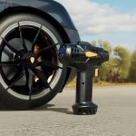 12000mAh Portable Car Jump Starter with Air Compressor, Tire Inflator, Smart Pressure Setting, Portable Power Bank, 3 Modes LED Light, Suitable for All Car Emergency Starts, with LED Display, Black - Image 8