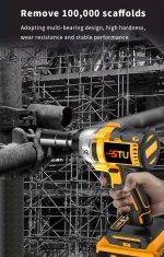 2025 New Wireless Impact Wrench, Impact Wrench, Impact Wrench Heavy Duty Cordless, Taladro De Impacto, Impact Wrench with Charger, Lithium-Ion Wrench, Portable Rapid-Charge Power Tool, Suitable for Home And Automotive Maintenance And Repair. - Image 12