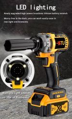 2025 New Wireless Impact Wrench, Impact Wrench, Impact Wrench Heavy Duty Cordless, Taladro De Impacto, Impact Wrench with Charger, Lithium-Ion Wrench, Portable Rapid-Charge Power Tool, Suitable for Home And Automotive Maintenance And Repair. - Image 13