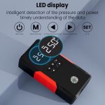 12000mAh Portable Car Jump Starter with Air Compressor, Tire Inflator, Smart Pressure Setting, Portable Power Bank, 3 Modes LED Light, Suitable for All Car Emergency Starts, with LED Display, Black - Image 20