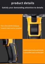 2025 New Wireless Impact Wrench, Impact Wrench, Impact Wrench Heavy Duty Cordless, Taladro De Impacto, Impact Wrench with Charger, Lithium-Ion Wrench, Portable Rapid-Charge Power Tool, Suitable for Home And Automotive Maintenance And Repair. - Image 20