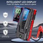98000mah Multi Function Car Jump Starter Emergency Booster for Petrol & Diesel Car Battery Jump Starter, Jump Box, Portable Charger and Jumper Cables Car Emergency Mobile Power Battery Gasoline Diesel Car Starter With LED Flashlight - Image 6