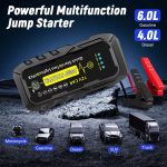 98000mah Multi Function Car Jump Starter Emergency Booster for Petrol & Diesel Car Battery Jump Starter, Jump Box, Portable Charger and Jumper Cables Car Emergency Mobile Power Battery Gasoline Diesel Car Starter With LED Flashlight - Image 12