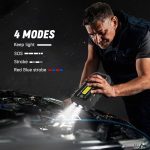 98000mah Multi Function Car Jump Starter Emergency Booster for Petrol & Diesel Car Battery Jump Starter, Jump Box, Portable Charger and Jumper Cables Car Emergency Mobile Power Battery Gasoline Diesel Car Starter With LED Flashlight - Image 16