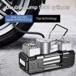 Tire Inflator, Air Compressor Pump, Wired Tire Pump Suitable for Sedans, SUVs, Off-Road Vehicles, Pickup Trucks, DC 12V, Electric Vehicle Air Pump, No Battery Required, Analog Gauge Display, Plug-In Power Supply, Car Tire Pump, Portable Inflator - Image 16