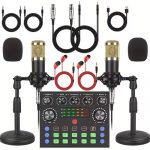 Portable USB-C On-Site Sound Card with DJ Mixing Effects & Voice Changer - 1200mAh Rechargeable Battery, Volume Control, Pop Filter & Windscreen for Live Streaming, Podcasting, Gaming, Karaoke, Studio Recording - Image 18