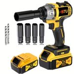 2025 New Wireless Impact Wrench, Impact Wrench, Impact Wrench Heavy Duty Cordless, Taladro De Impacto, Impact Wrench with Charger, Lithium-Ion Wrench, Portable Rapid-Charge Power Tool, Suitable for Home And Automotive Maintenance And Repair. - Image 4