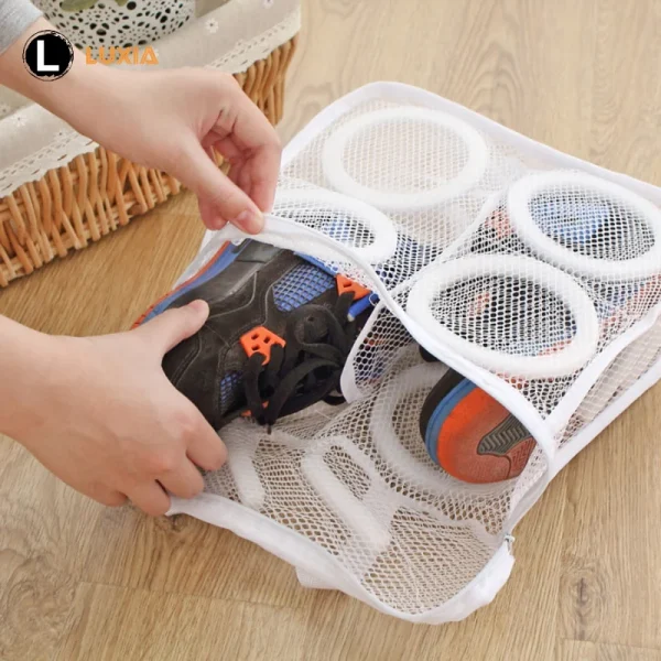 Shoes Washing Machine Shoes Bag Travel Shoe Storage bags Portable Mesh Laundry bag Anti-deformation Protective Clothes organizer