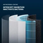 XIAOMI MIJIA Smart Air Purifier 4 Lite LED Display Quadruple Purification Aldehyde Removal Home Air Ionizer 35.8dB(A) Low noise - Image 2