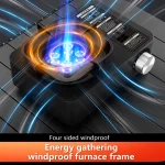 BISINNA Camping Gas Stove 5800W High Firepower Outdoor Portable Cassette Burner for Picnic Hiking Trekking - Image 2