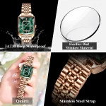 POEDAGAR Luxury Watch For Woman Waterproof Calendar High Quality Ladies Watch Stainless Steel Quartz Women's Watches Elegant+Box - Image 4