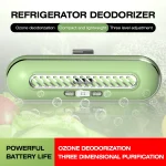 Refrigerator Deodorizer, Household Ozone Bacteria Deodorizer, Fresh-Keeping, Odor Removing, Ozone Disinfection, Air Purifier