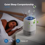 Air Purifiers for Bedroom Home, Air Filter Cleaner with Fragrance Sponge, HEPA Filter for Smoke, Allergies, Pollen, Pet Timer - Image 5