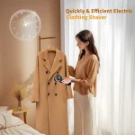 coldSky Rechargeable Fabric Shaver Electric Lint Remover with Digital Display Sweater Shaver Lint Shaver for Clothing Blanket - Image 4