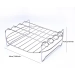 Air Fryer Double Layer Rack, Air Fryer Accessories Multi-purpose Rack - Image 5