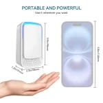 Plug In Air Purifier Ionizer Air Purifier Negative Ion Technology for Home Quiet Operation for Bedroom Pet Mini Air Clean - Image 2