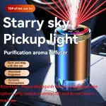 Smart Car Air Freshener Rechargeable Aroma Diffuser 5 Levels of Adjustable Intelligent Diffuser Pickup Light Starry Sky Summit