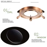 HANNAH MARTIN Brand Quality Stainless Steel Band Japan Quartz Movement Waterproof Women Full Rose Gold Ladies Dropshipping Watch - Image 4