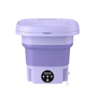 8L Portable Small Foldable Washing Machine with Spin Dryer For Socks Underwear Panties Washer Household Mini Washing Machine - Image 6