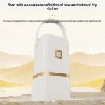Portable Clothes Dryer Compact Electric Drying Machine for Home Foldable Clothes Dryer Convenient clothing drying in dormitories - Image 2
