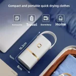 Portable Clothes Dryer Compact Electric Drying Machine for Home Foldable Clothes Dryer Convenient clothing drying in dormitories - Image 5