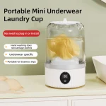 Mini Household Electric Washing Cup Underwear Socks Small Wireless Charging Washing Machine Pet clothes washing machine - Image 2