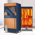 Portable Electric Clothes Dryer,110V - 1600W Heated Clothes Airer,Travel Heated Clothes Dryer with Timer,Electric Clothes Dryer - Image 2