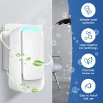Plug In Air Purifier Ionizer Air Purifier Negative Ion Technology for Home Quiet Operation for Bedroom Pet Mini Air Clean - Image 3