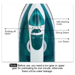 Electric Iron Portable Mini Garment Steamer Steam Iron For Clothing Iron Adjustable Ceramic Soleplate Iron For Ironing Sonifer - Image 6