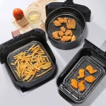 3Layers Air Fryer Rack Stainless Steel Stackable Gill Food Dehydrator Basket Air Fryer Accessory Cook Several Food in One Time - Image 5