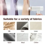 Garment Steamers 130ml Handheld Fabric Steamer Fast-Heat 1000W Garment Steamer Iron Steam Cleaner for Home Travelling Portable - Image 5