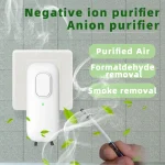 Plug-in Mini Anion Air Purifier Purification Air Freshener Ionizer Cleaner Dust Remover Toilet Deodorant - Image 2