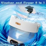 15L Portable Small Washing Dryer Machine Collapsible Washer with Spin Apartment Travel Socks Underwear Panties Washing Machine - Image 5